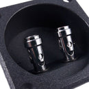 5X(Square Shape Double Binding Post Type Speaker Box Terminal Cup Black B4O9)