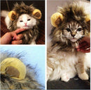Up Dog With Ears Lion Cat Halloween Fluffy Cloth Mane Dress Costume Hat Pet Wig