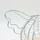 Chicken Egg Holder Basket Figural Metal Wired Storage Rack Kitchen AccessoriO3U3