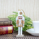 10x 12cm Wooden Nutcracker Handcraft Christmas House Office Home Decoration