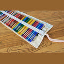 Canvas Pencil Wrap, Pencils Roll Pouch Case Hold For 48 Colored Pencils Pen