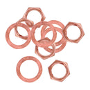 10PCS 3/8'' Guitar 9.36mm Nuts Lock Washer for Electric Guitar Bass Parts