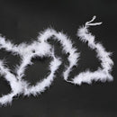 6 ft Marabou Feather Boa for Diva Night Tea Party Wedding - White M3K8