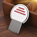 Lice Treatment Comb for Head Lice & Nit Lice Egg Removal, Stainless Steel Metal'