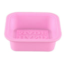 Square Silicone Handmade Soap Mold, DIY Cake Mold (Color Randomly) T8Z8