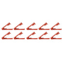10Pcs  Red Metal Florist Garden Floral Rose Thorn Stripper Stem Leaf Cut Tool