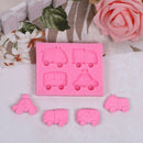 Car Shape Silicone Mold Fondant Cake Decorating Molds Polymer Clay Mou_J Gw