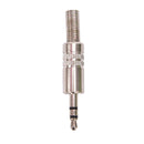 3.5mm 3 Pole Headphone Replacement Jack Male Plug Soldering Connector BR  SP