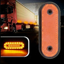 10X LED Side Marker Indicator Lights Lamp Caravan Truck Trailer Lorry
