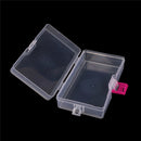 Plastic Clear Storage Box Jewelry Craft Container Organizer Case3CT