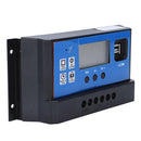 Solar Charger And Discharger Controller 12V 24V Auto Lcd Display Pv Battery