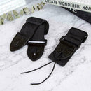 68-124cm Adjustable Nylon Guitar Strap With Leather Woode Ends A1J0 New Q8U G7N7