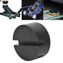 2 *Black DIY Car SUV Slotted Frame Rail Hydraulic Floor Disk Pad Rubber