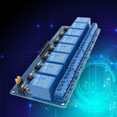 8-way Relay Module 12V with Optocoupler Isolation Supports High Low Trigger GBL