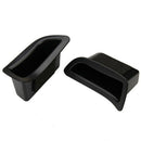 2Pcs/Set Black Front Door Handle Storage Box Container Holder Tray Car Acce