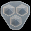 3Pcs Diamond Three Pyramid Shape DIY Silicone Mold Jewelry Pendant