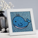 5D DIY Full Drill Special Shaped Diamond Painting Dolphin Cross Stitch Kits