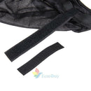 2Pcs Car Window Side Sun Shade Cover Block Static Cling Visor Screen Black