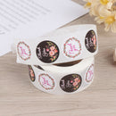 500Pcs/roll Floral Thank You Stickers seal label scrapbooking Xmas New Year Gif@