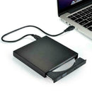 USB External Drive DVD CD RW Disc Burner Combo Reader Laptop Windows E9E1