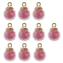 20x Chic Accessories Glass Ball Charms Beaded Pendant DIY Jewelry Craft Gift