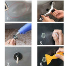 Car Body Paintless Dent Repair Tool Kit Puller+ Pulling Tabs+ Glue Gun A