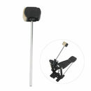 Bass Drum Pedal Beater Wool Felt Stainless Steel Handle Percussion Instrume G2N8