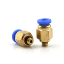 Nice 4PCS M5 Male - 4mm Straight Push in Fitting Pneumatic Push to Connect  Z