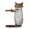 Metal Wine Rack with Wine Corks Container Coin Bank Money Box Cat Shaped Piggy