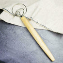 Kitchen Bread Dough Whisk Mixer Tool Egg Beater Wooden Accessory S6P6
