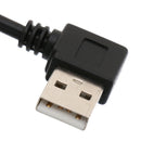 USB 2.0 A Male To Female Angle 90 Degree Extension Adapter Converter Cable