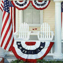 1.5x3 Feet 2021 USA American America U.S. Bunting Fan Flag Banner Grommets US
