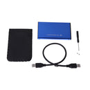 New High-Speed USB 3.0 2.5" SATA HDD/SSD Hard Drive Case External Box