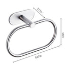 Towel ring WITHOUT DRILLING Towel rack Towel rack Storage rack Stainless stee OZ