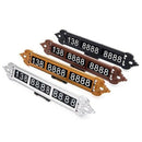 Parking Number Plate Hidden Flip Moving Car License Plate Car Accessories S