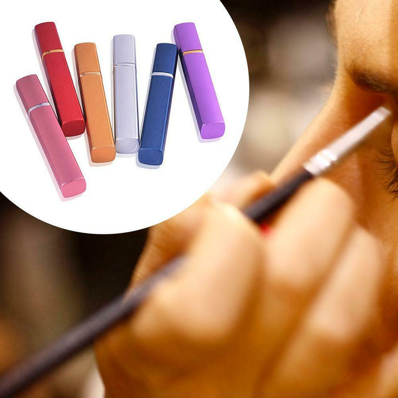 6pcs 12ml Travel Refillable Perfume Bottle Aluminum Casing Glass Liner Fine Mist