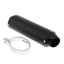 38mm  Carbon Fiber Motorcycle Scooter Exhaust Muffler Pipe W/Movable Silencer