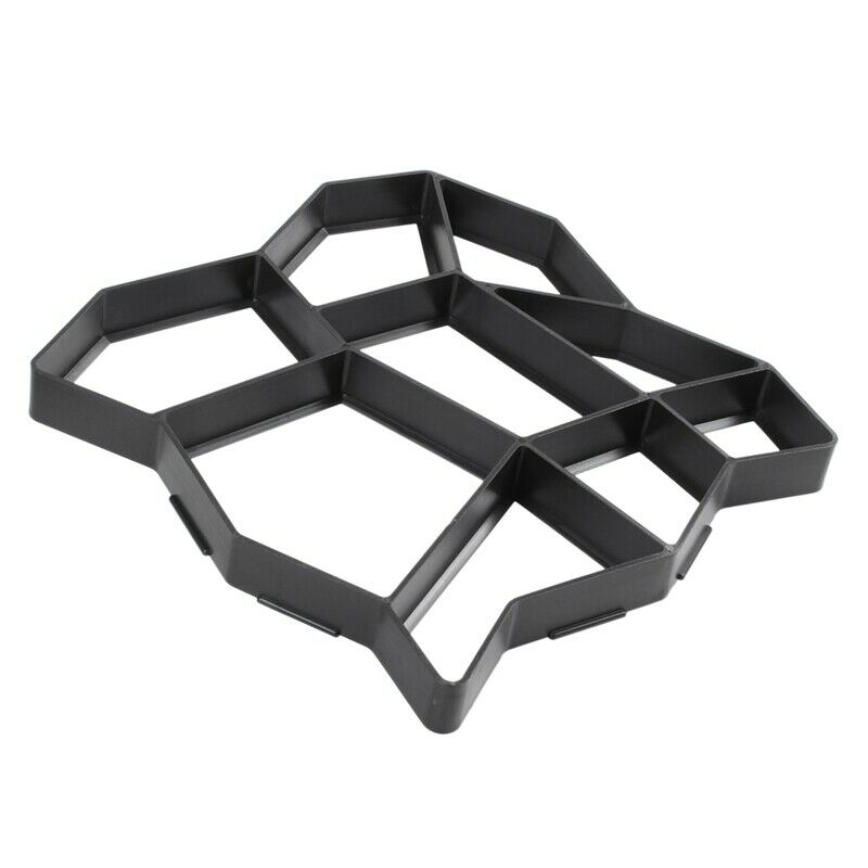 Garden Pavement Mold Garden Walk Pavement Concrete Mould DIY Manually Pavin T8Y8