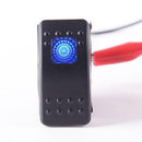 5 Waterproof 12V 20A Bar Rocker Marine Switch Car Boat LED 5 Colors Light