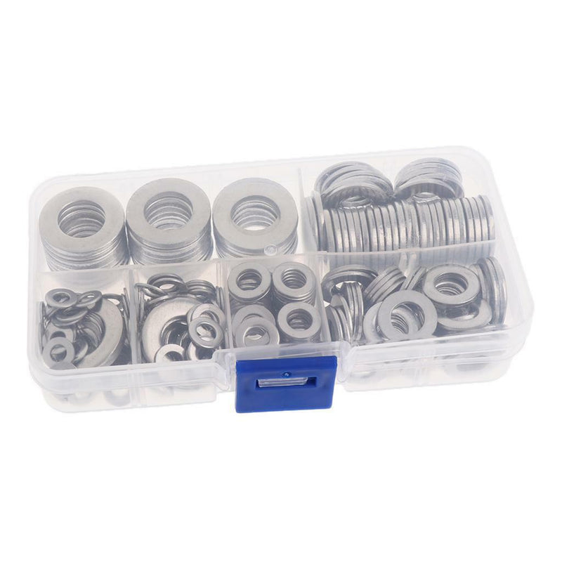 270pcs Copper Alloy Flat Round Washers Assortment Kit - M4 M5 M6 M8 M10 M12