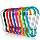 10Pack Multicolor Snap Hook Carabiner D Ring Key Chain Clip Key USA