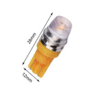 5pcs Yellow High Power T10 5730 LED Light Bulbs W5W 192 168 194 12V Y5C4 K3 C9G0
