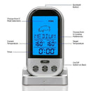 Bbq Thermometer,Digital Grill Thermometer Remote Oven Wireless Food Tempera D9I9
