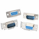 5Pairs 10Pcs Db9 Male And Female Rs232 9 Pin Wire Solder Serial Port Plug C