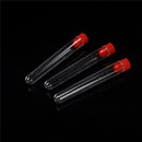 10pcs 16x100mm Clear Plastic Test Tubes with Caps Lab Round Bottle TubesBDME