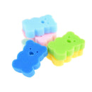 3X Baby Kids Newborn Bath  Brush Soft Pure Cotton Bath Foam Rub Shower Sponge M&