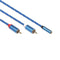 2RCA Female to 3.5 mm Female Mic Audio Y Splitter  Cable Extension Wire for Phon