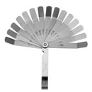 Stainless Steel Measure Tool Metric 0.05 To 1Mm Thick Curved Feeler Gaug JJH