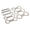 1 Set /8 Pieces Saxophone Pads Iron for Woodwind Instrument Repair Care