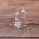 Clear plastic jewelry bangle bracelet watch display stand hold watch holde ME